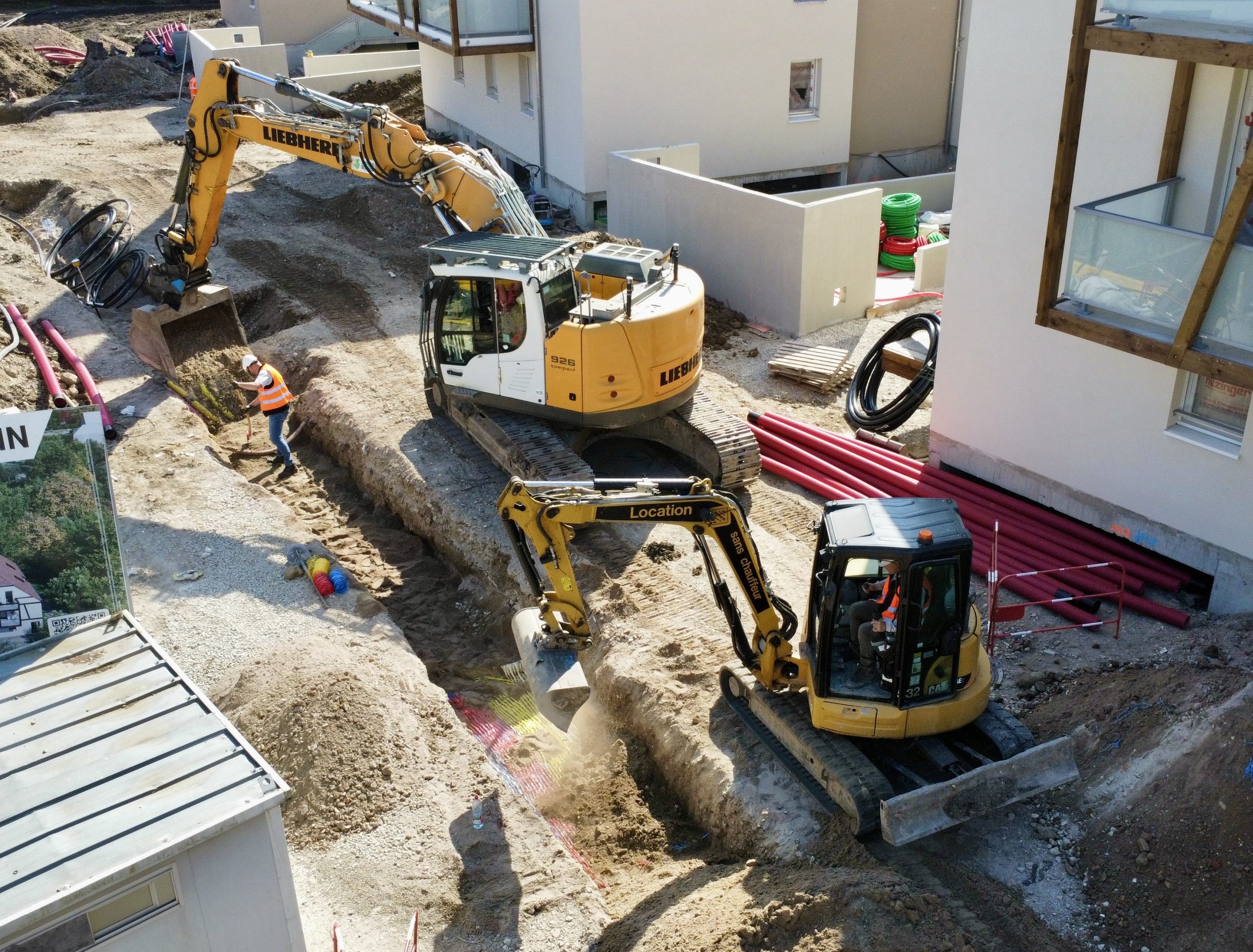 chantier à fegersheim