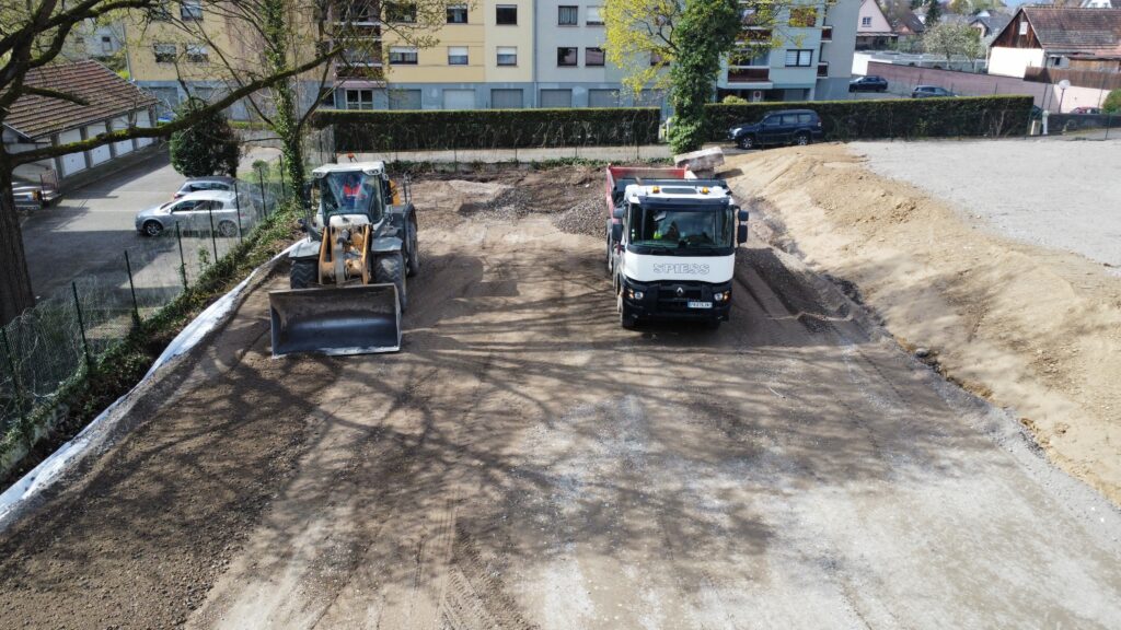 travaux de terrassement