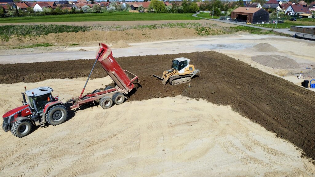 chantier à kertzfeld viabilisation