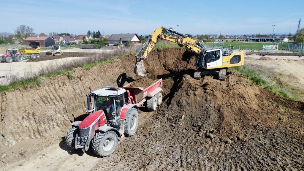 chantier à kertzfeld viabilisation