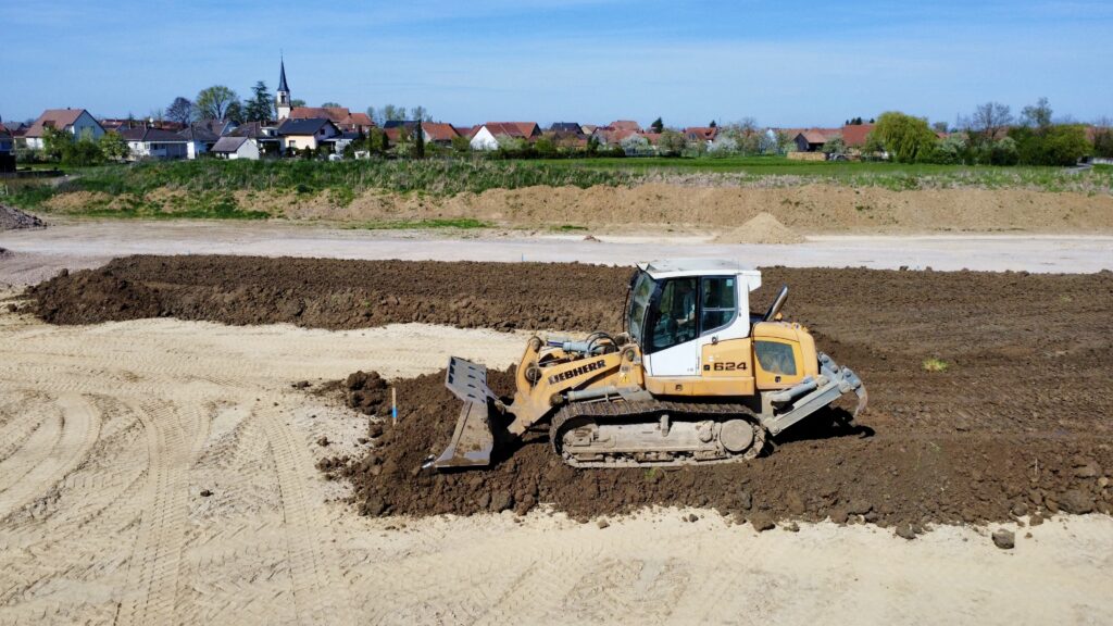chantier à kertzfeld viabilisation